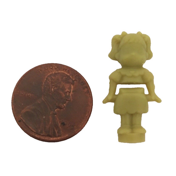 Galoob My Pretty Dollhouse Doll Prototype Girl Pigtails Figurine 1990s Play 1" - Picture 2 of 6